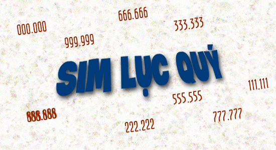 SIM LỤC QUÝ 